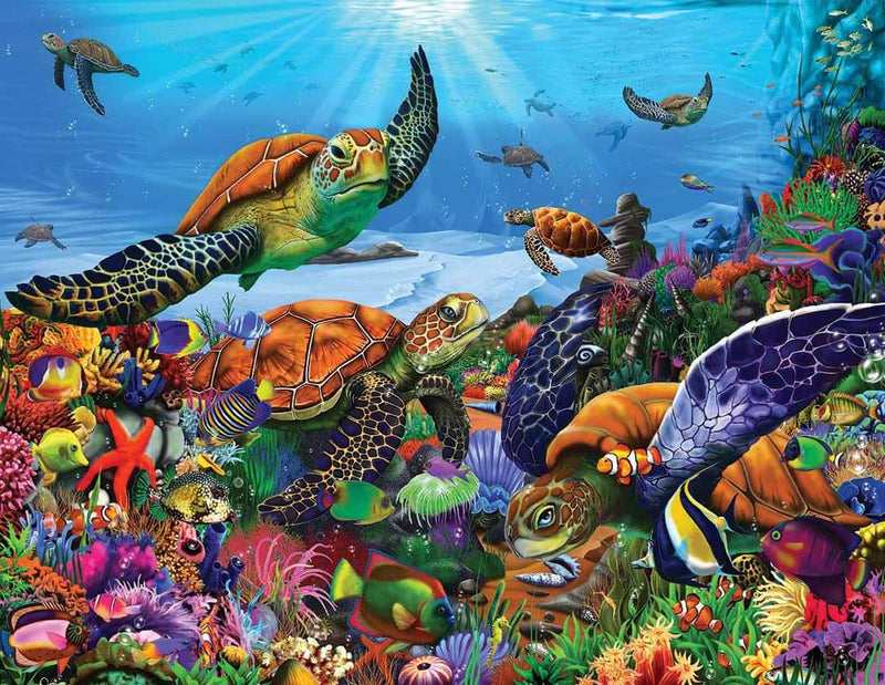 AMAZING SEA TURTLES PUZZLE