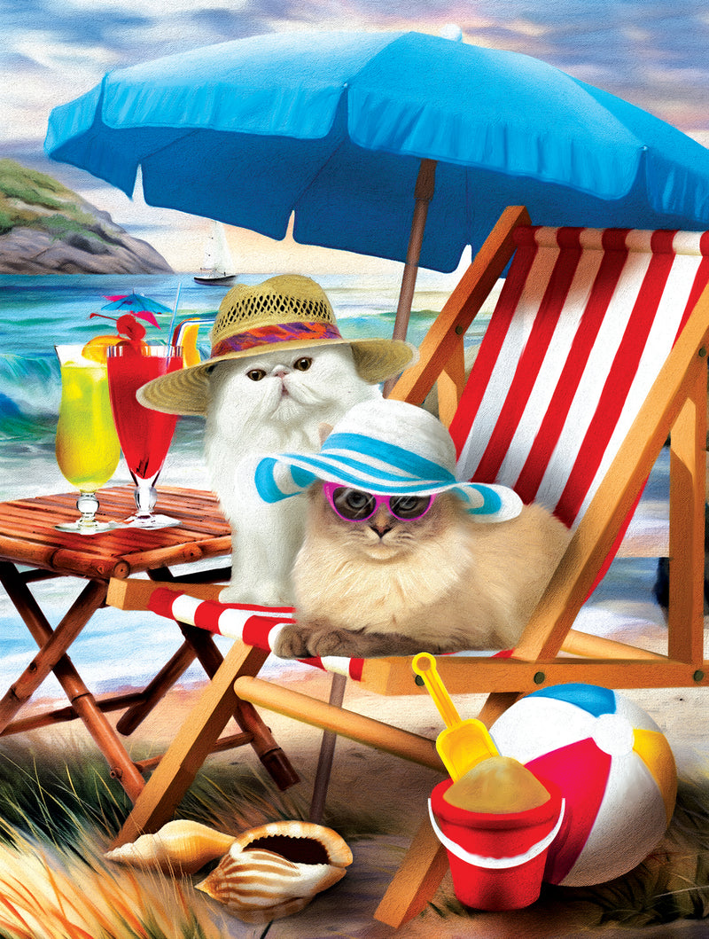 BEACH CATS PUZZLE