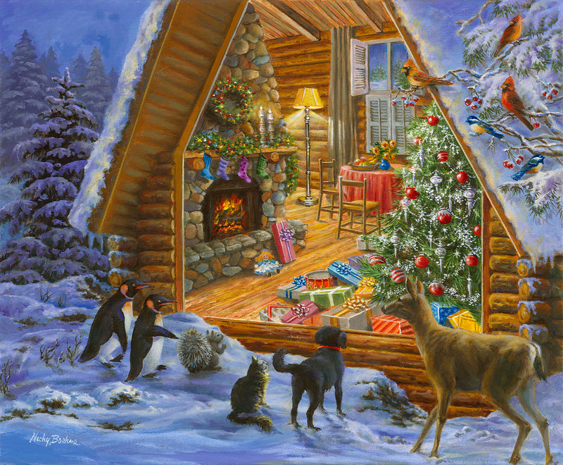 CHRISTMAS CABIN PUZZLE