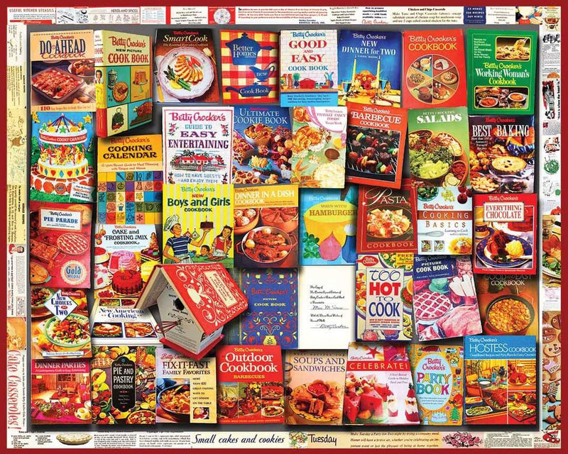 BETTY CROCKER COOKBOOKS PUZZLE