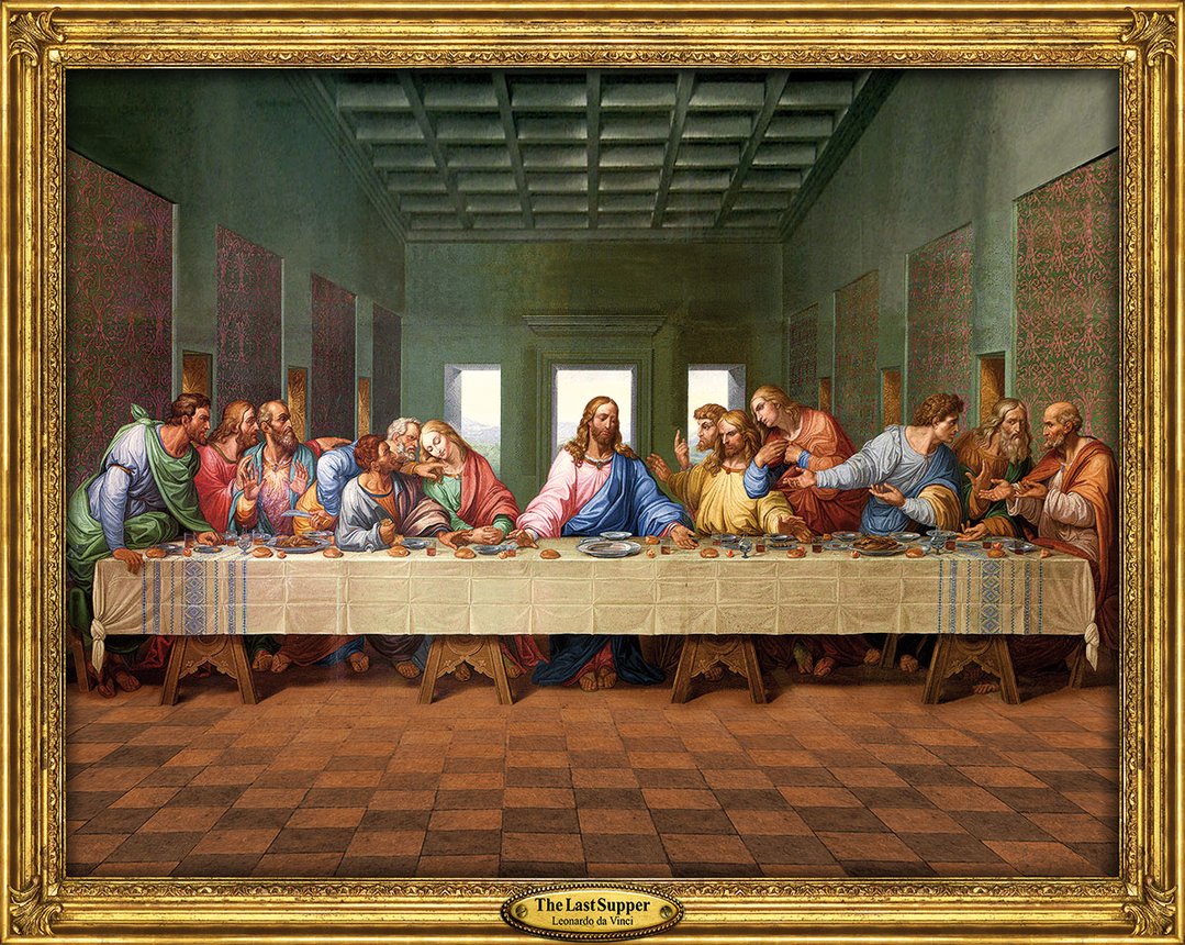 Puzzle The Last Supper : Paintings of the World / Leonardo da Vinci  Super-Master of the Puzzle EX Jigsaw Puzzle 1053 Super Small Piece [47-609], Toy Hobby